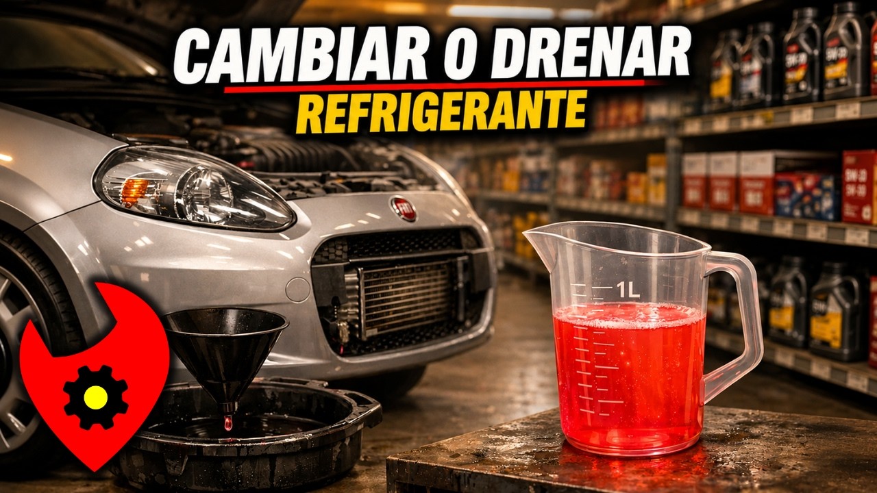 Cambiar o Drenar Refrigerante - Fiat Punto 1.4