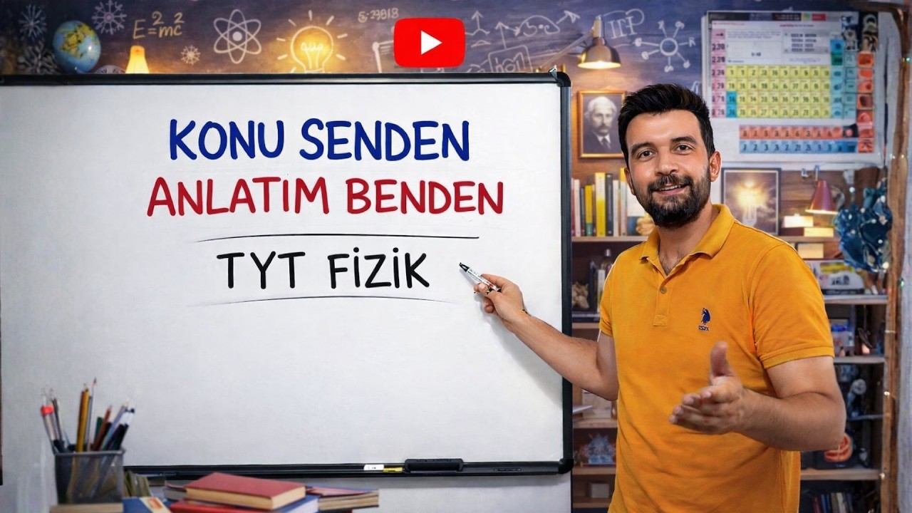 🔴 CANLI YAYIN | KONU SENDEN ANLATIM BENDEN | TYT FİZİK | BEYAZ TAHTA B1 | #tyt #tytfizik #yks2026