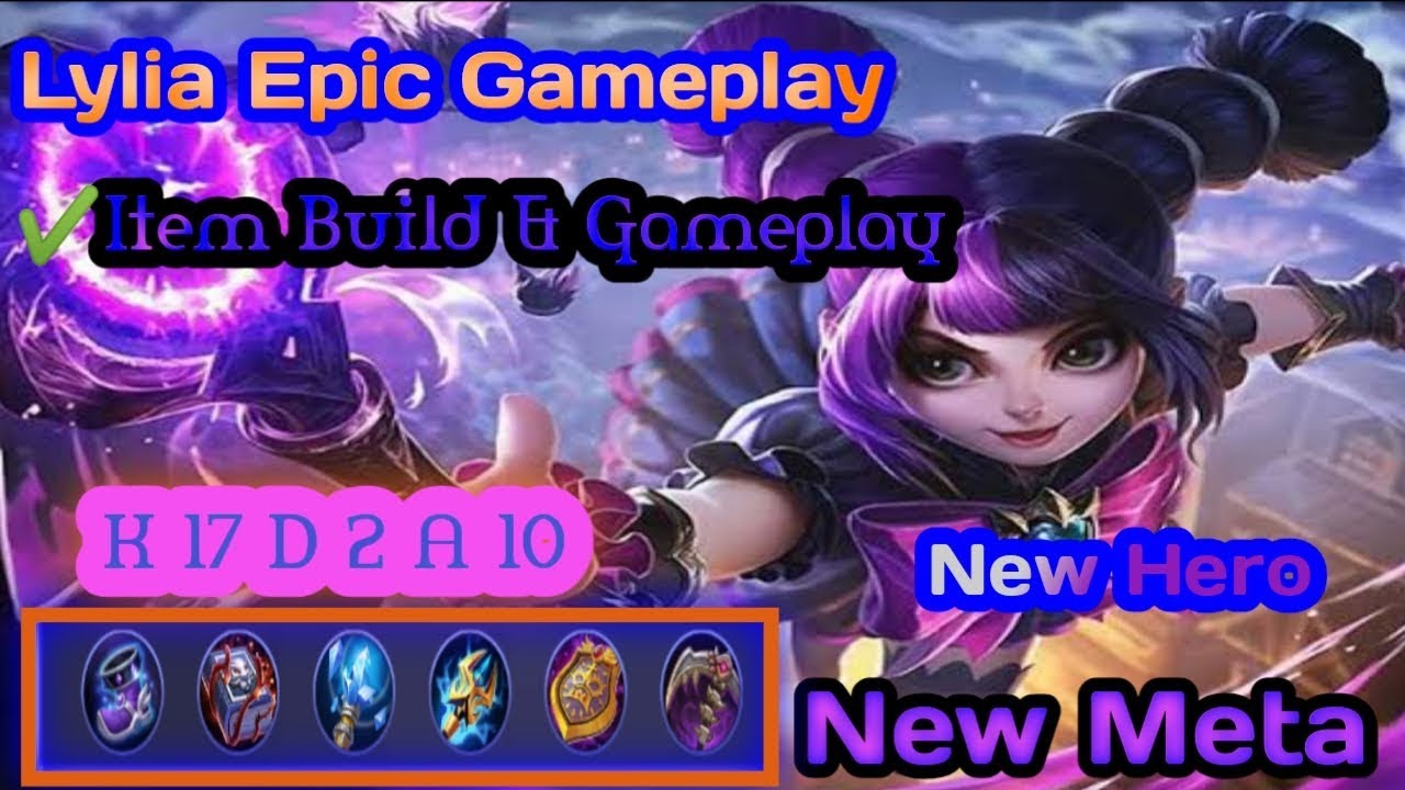 New Meta Hero| Lylia Mobile Legends | Epic  Ranked Gameplay