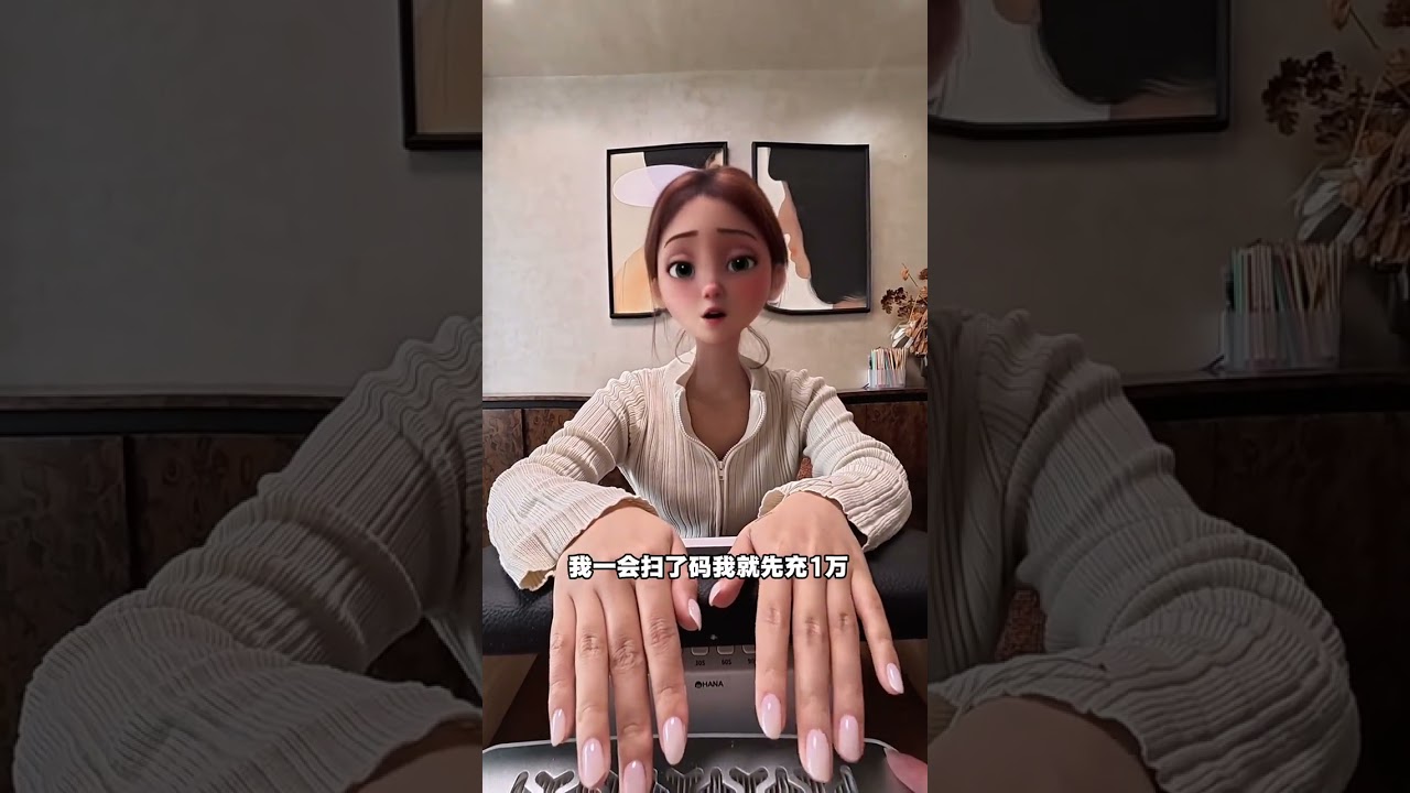 It took four hours to perform a manicure for a customer#The daily life of being