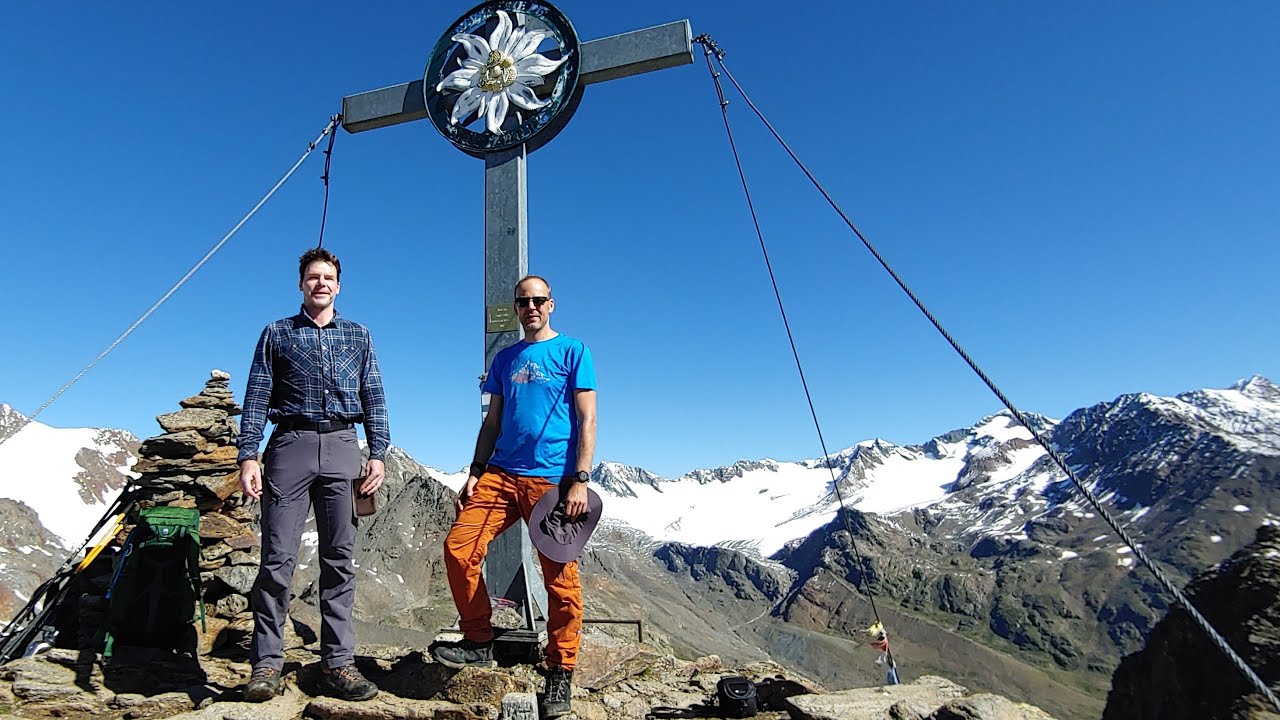 Hüttentour Ötztal 2020 - Tag 4 vom Hochjoch-Hospiz über die Guslarspitze zur Breslauer Hütte