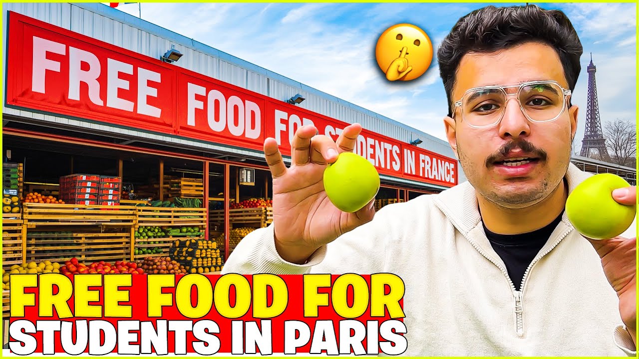 Free Food for Students in Paris 😱| #studyinfrance #internationalstudentlife 