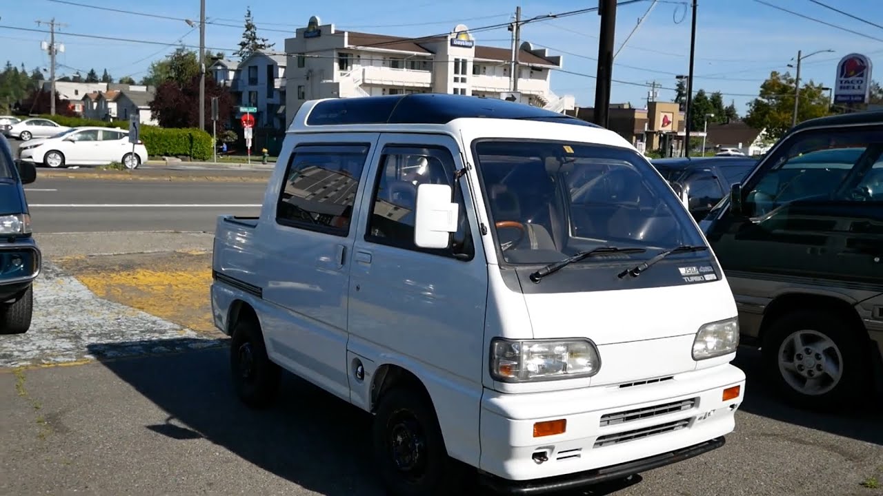 1992 Daihatsu Atrai Deck Van 4WD Turbo Cosmic Roof  5spd SOLD USA SHORELINE WA.