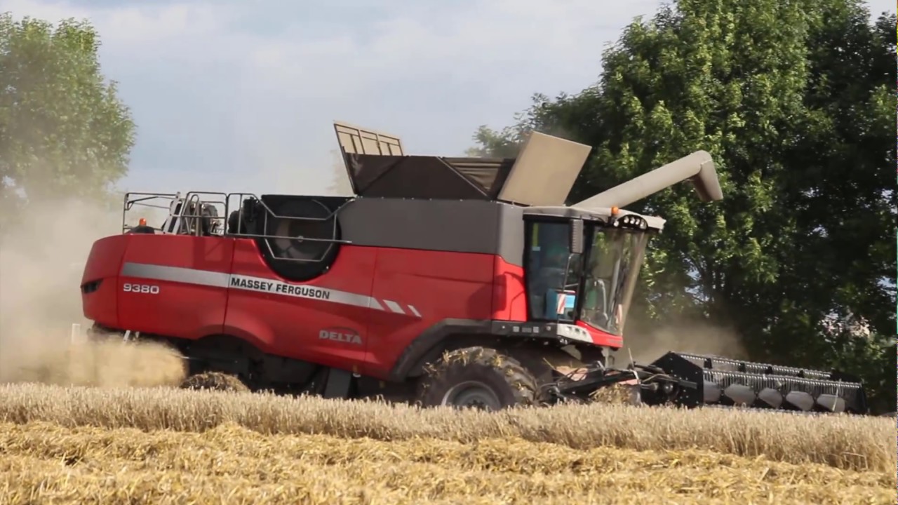 BIG BARLEY HARVEST IN THURINGHEN| X3 MASSEY FERGUSOON 9380 DELTA