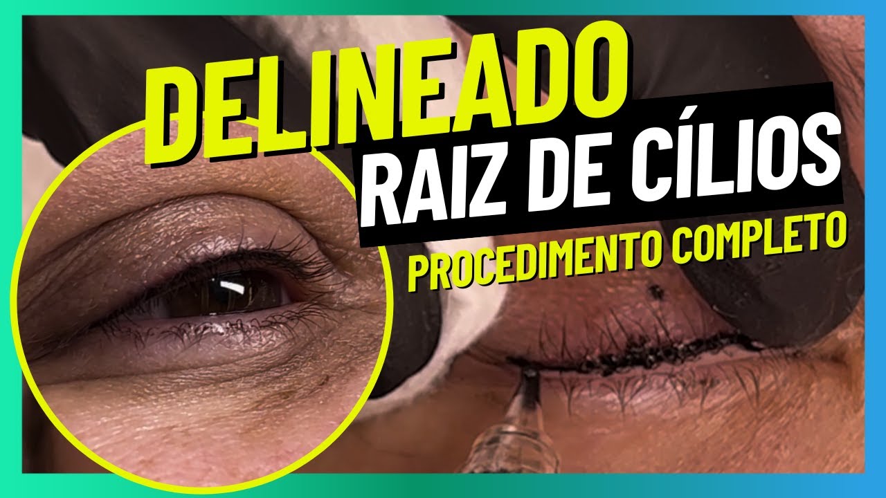 Como fazer delineado definitivo nos olhos - Procedimento Completo