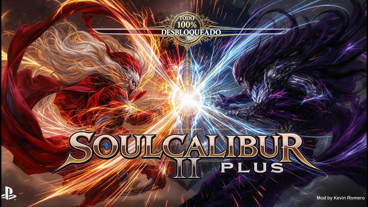 ⚔️ SOULCALIBUR II PLUS en PS3 ¡Todo Desbloqueado! Mod de Kevin Romero