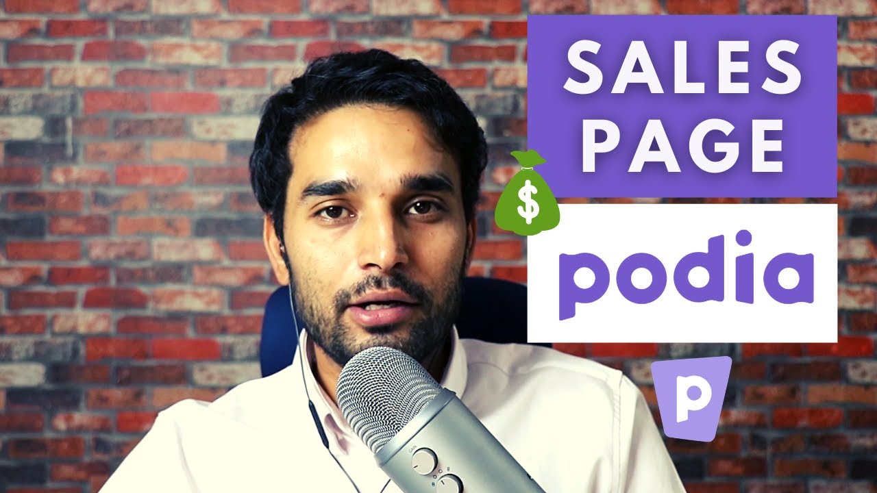04. How to Create SALES PAGE in PODIA? Online Course Creation in Podia