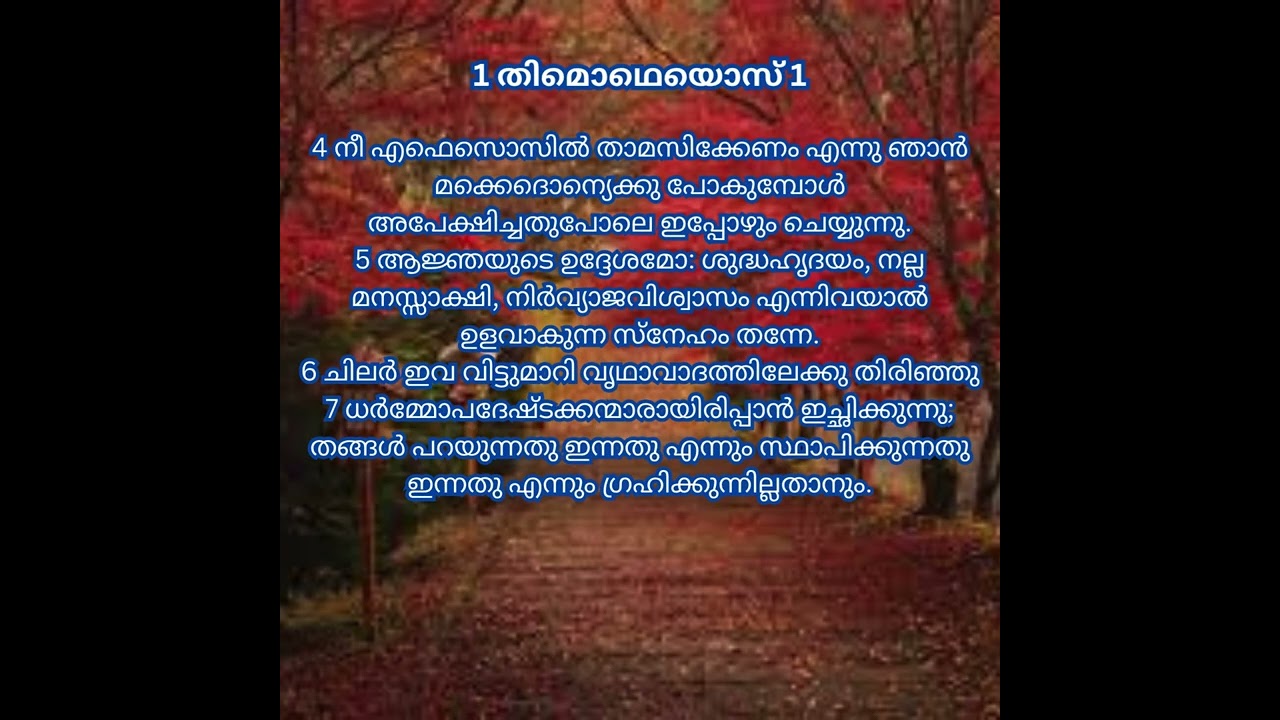 1 തിമൊഥെയൊസ് 1