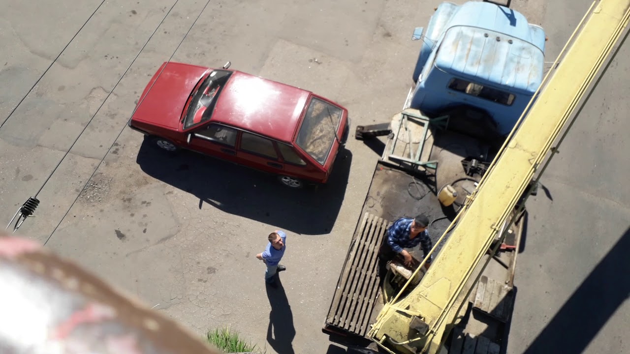 Замена ламп на столбах уличного освещения