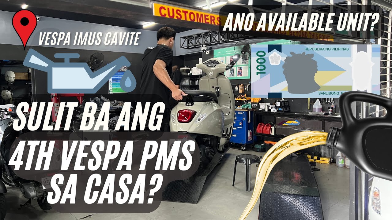 Magkano ang PMS sa Vespa casa/dealership? Vespa price update as of March 2025