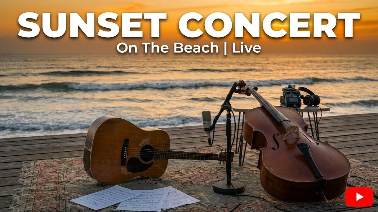 Deeply Relaxing Acoustic Guitar & Cello • Ocean Rhythm for Sleep & Stress Relief