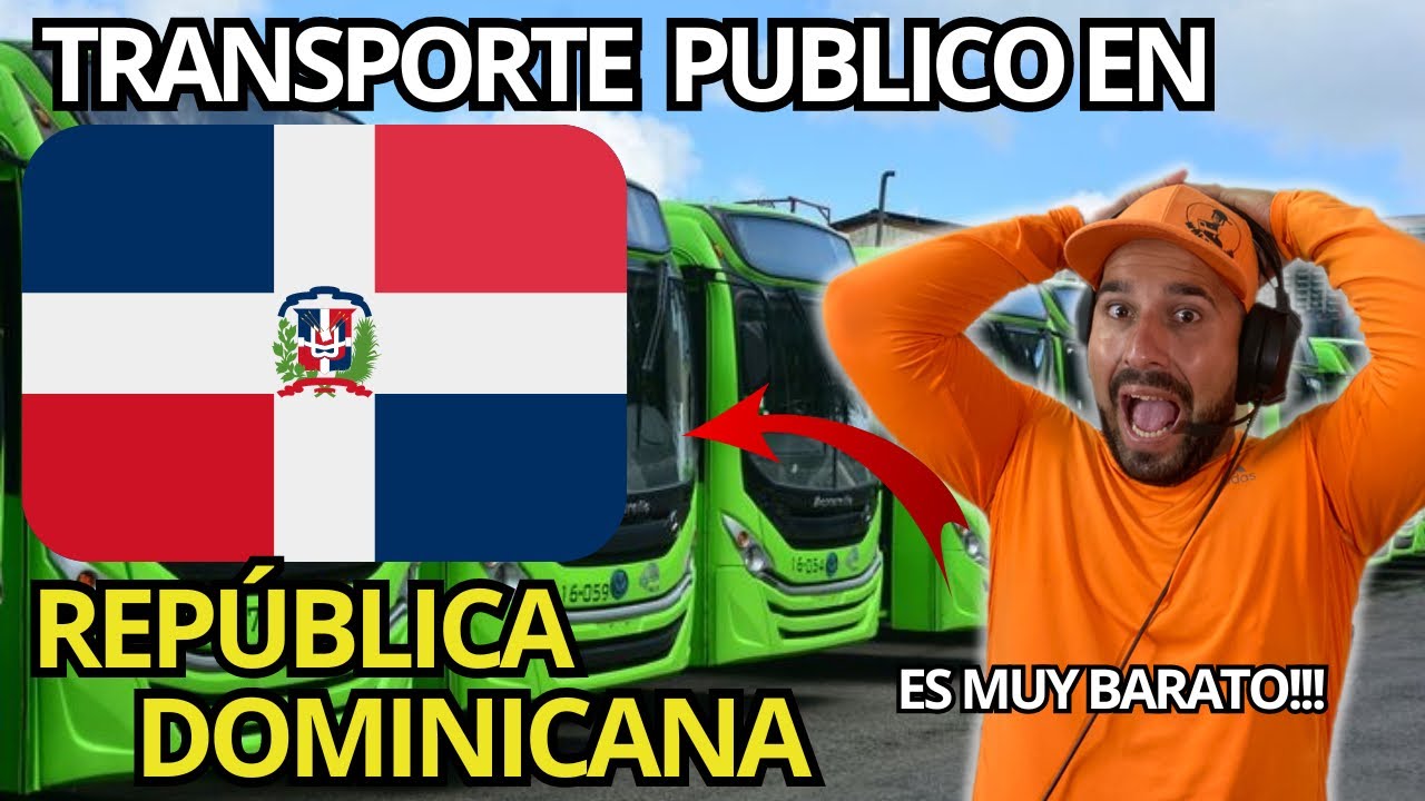 CUBANO🇨🇺 RECCIONA Al TRANSPORTE PUBLICO en REPÚBLICA DOMINICANA 🇩🇴 @AlfyTavarez