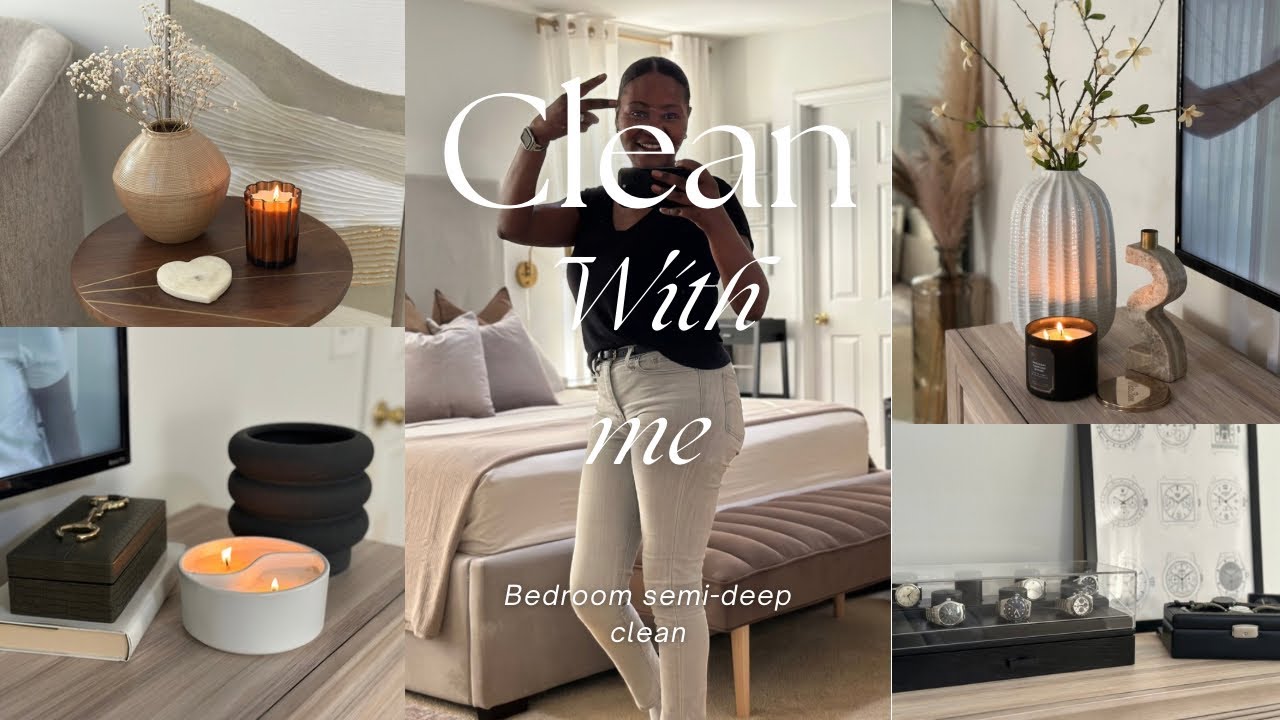 Bedroom clean with me/Refresh//Cleaning motivation/What’s next
