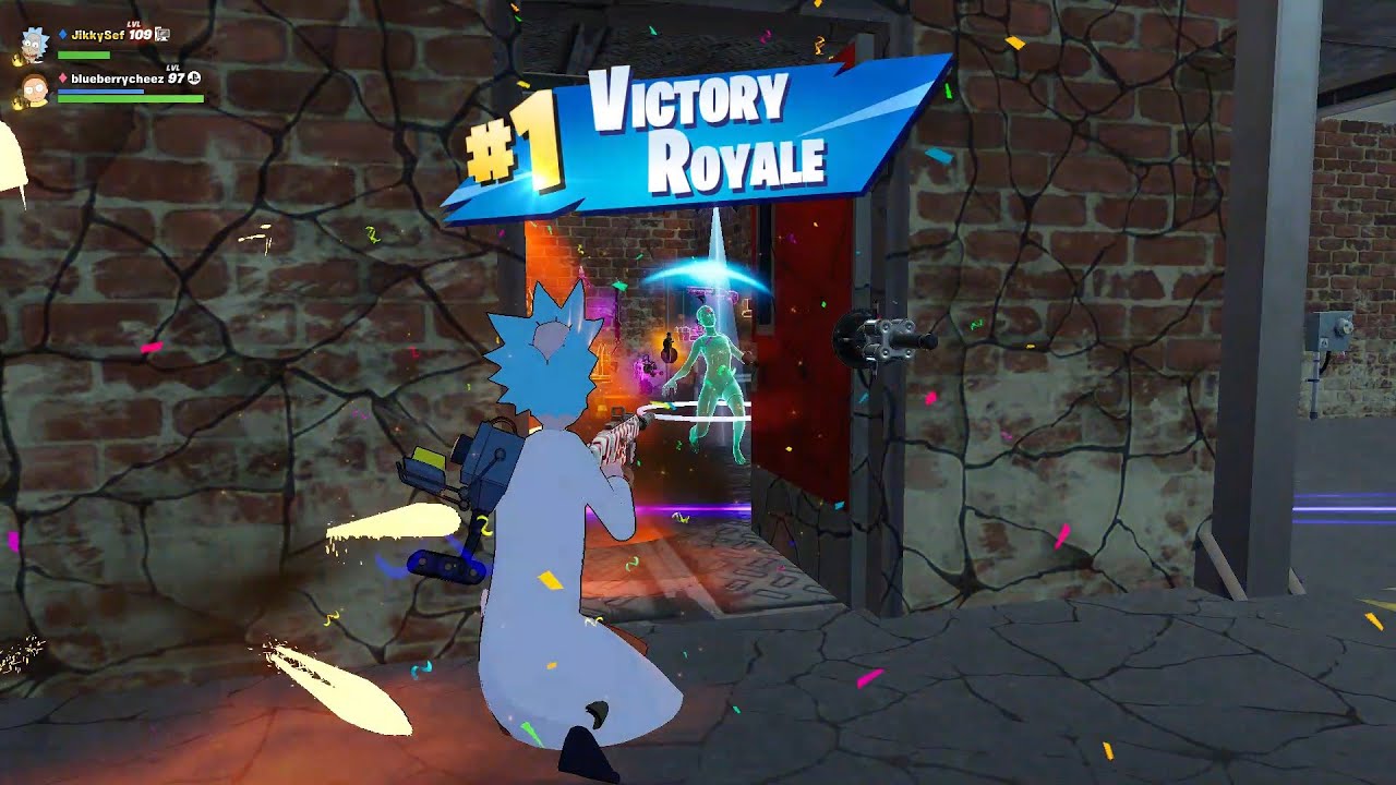 Fortnite 5:1 Rick and Morty Duos Victory Royale