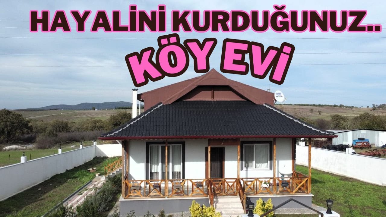 319) GÖNEN' DE MÜSTAKİL BAHÇELİ SIFIR KÖY EVİ/1042 m2. Arsa
