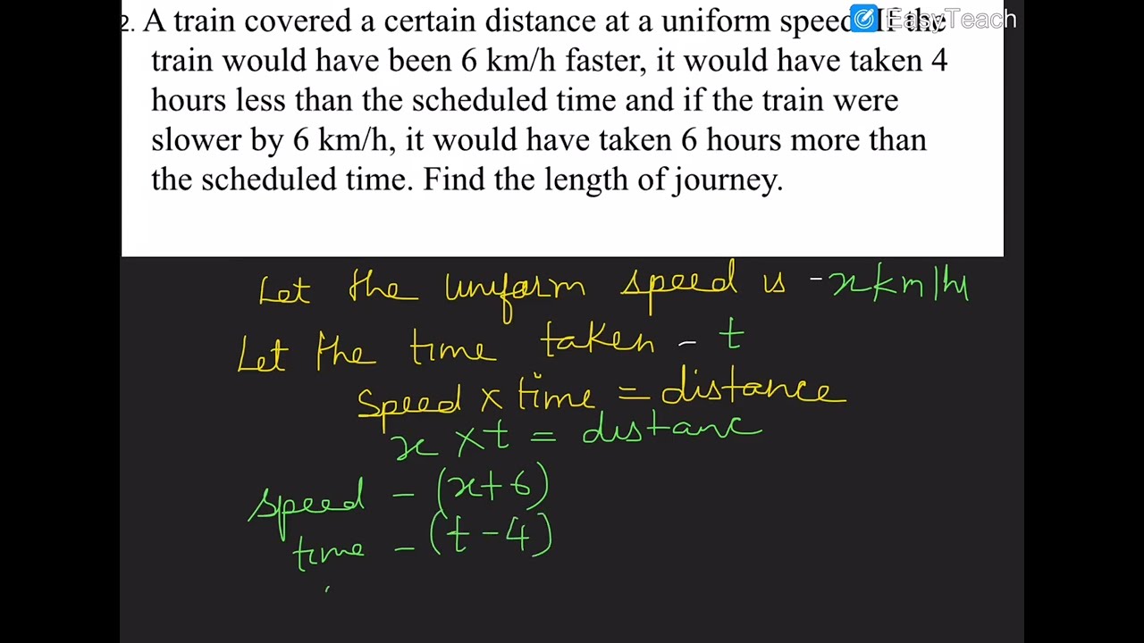 A train covered a certain distance at a uniform speed. If the train would have been 6 km/h faster