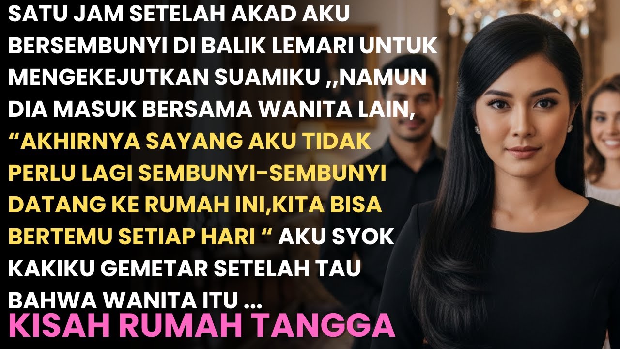 SATU JAM SETELAH AKAD AKU BERSEMBUNYI DI BALIK LEMAR..NAMUN AKU TERKEJUT SAAT TAU BAHWA...