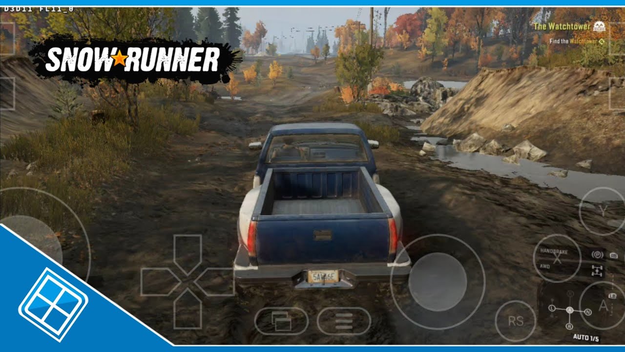 SnowRunner Gameplay (Windows) on Android | Winlator v7.1