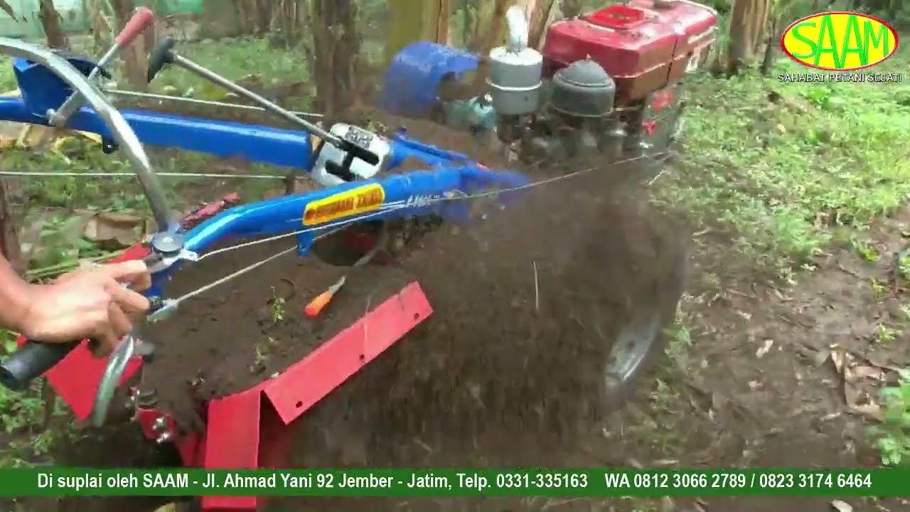 Alat Pembuat Parit - Ditcher Untuk Traktor Agrindo KB120, Crown KB120, DF151, DF121 & AMEC