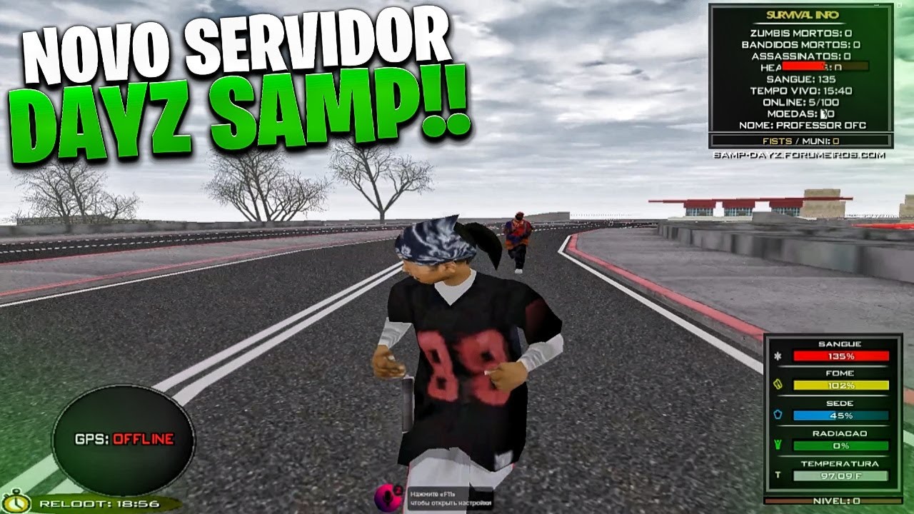 🚨 NOVO SERVIDOR DE DAYZ SAMP APOCALIPSE ZUMBI