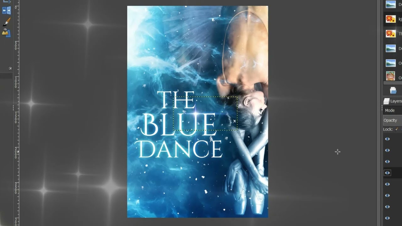 GIMP COVER CREATION: Vibrant Designs (Creating a book cover - 5)
