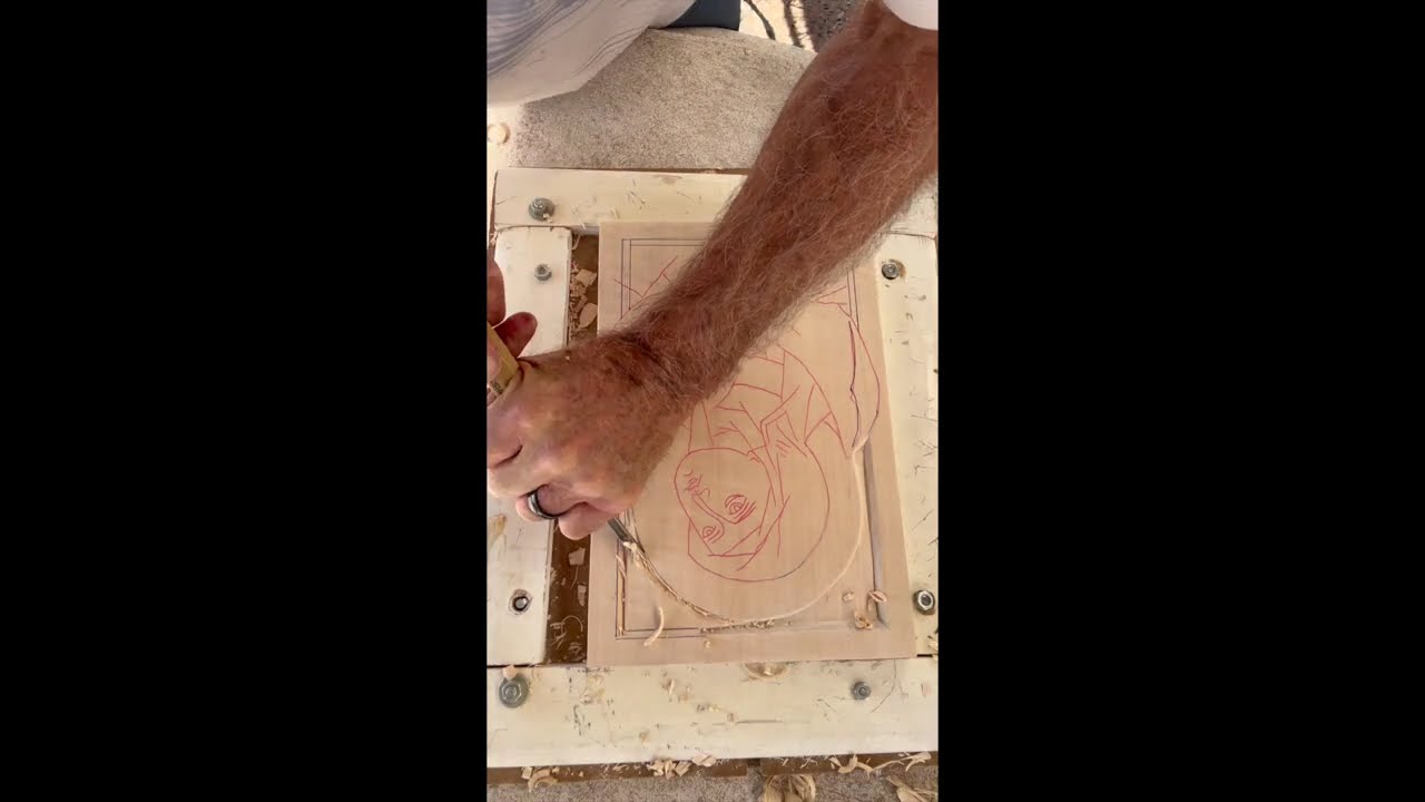 Wood Relief Icon Carving with Bishop Trevor Walters