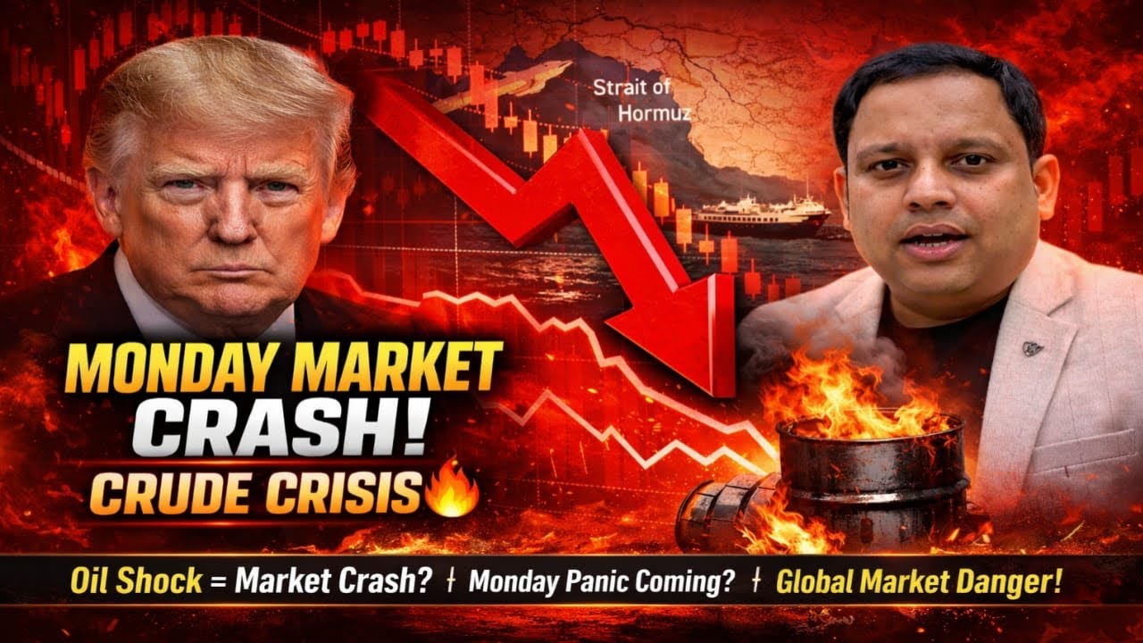 Monday Market Crash ! Crude Crisis