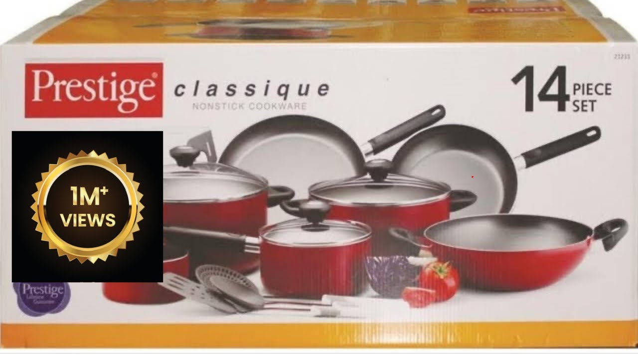 Prestige Classique Non-Stick Cookware Set Unboxing | किचन के लिये सबसे बढ़िया नॉन स्टिक बर्तन |