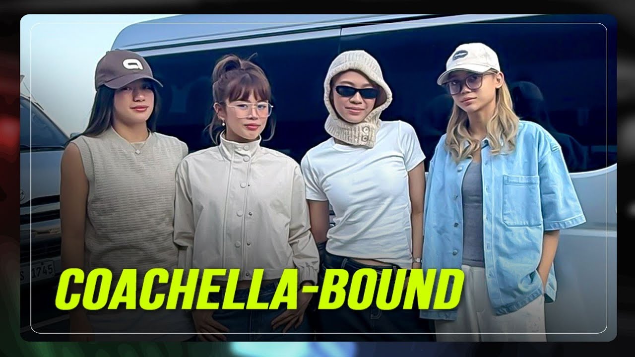First batch of BINI departs for LA for Coachella | ABS-CBN News