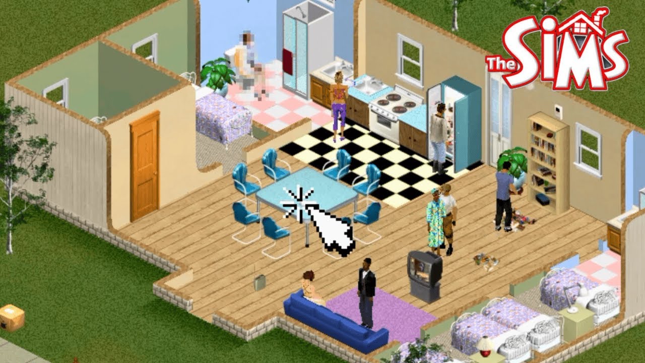 The Sims 1, But It's 8 Sims in 3x Speed