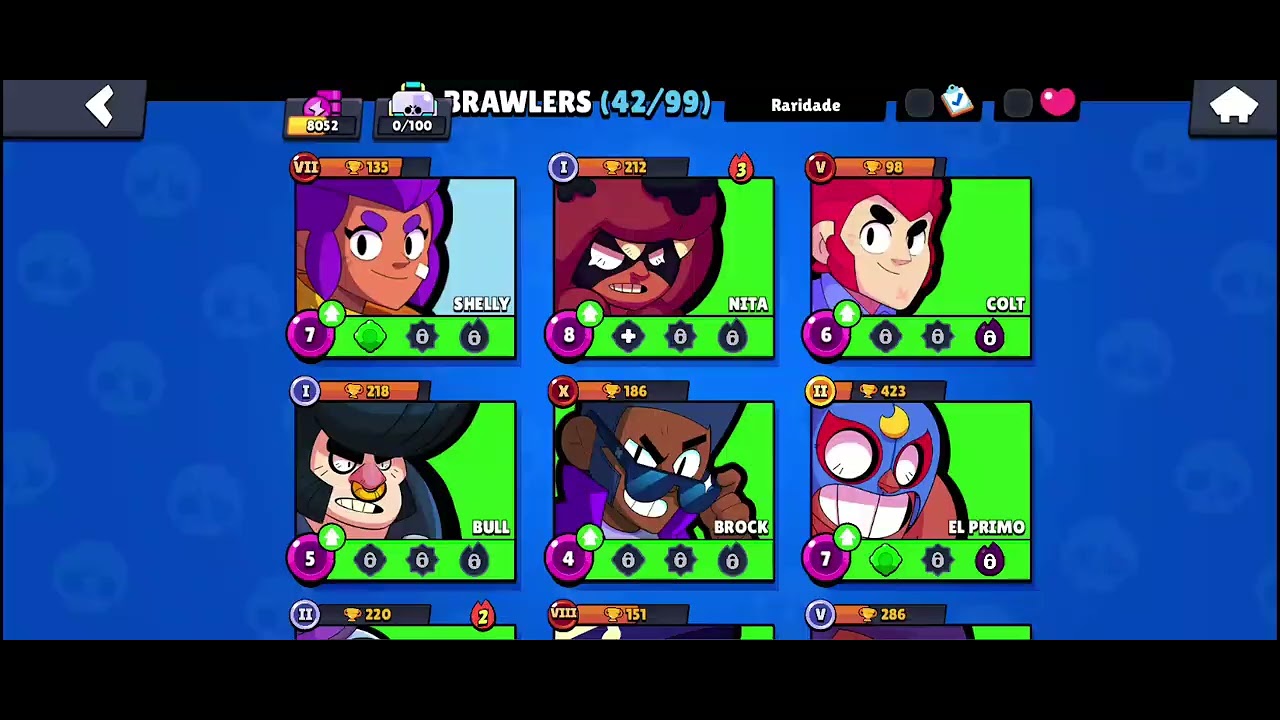 Jogando Brawl STARS Tentando conseguir a hipercarga do Edgar Pt.1