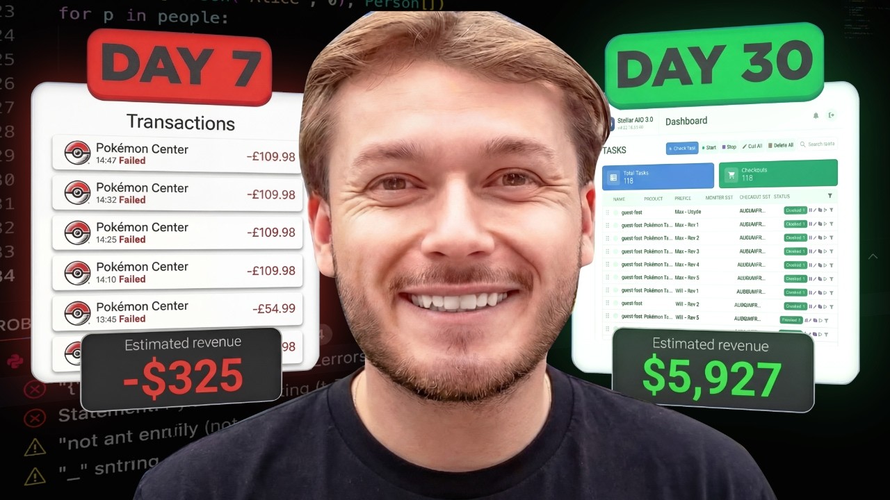 I Ran a Pokémon Reselling Bot for 30 Days, Avoid These 5 Mistakes