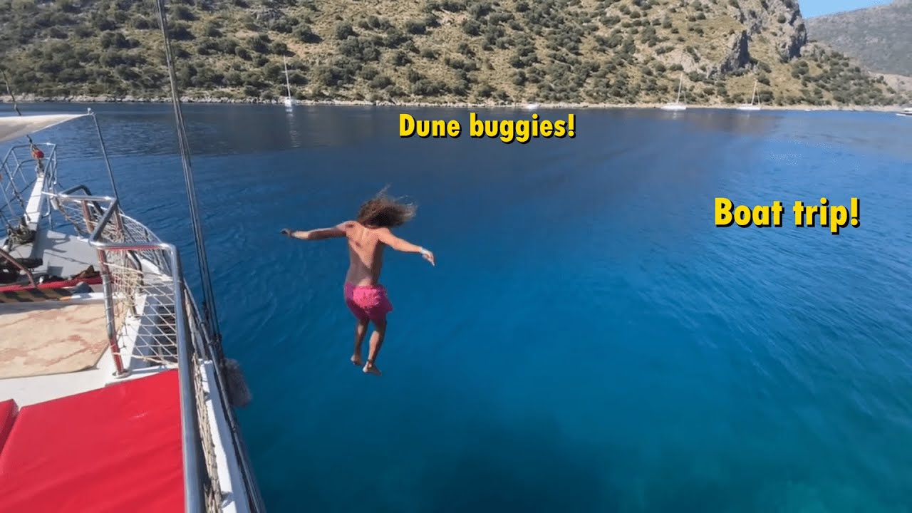 Family holiday in Türkiye Part 2 !! Animal's Excursions!! Waterfall walk!! Beach party!!