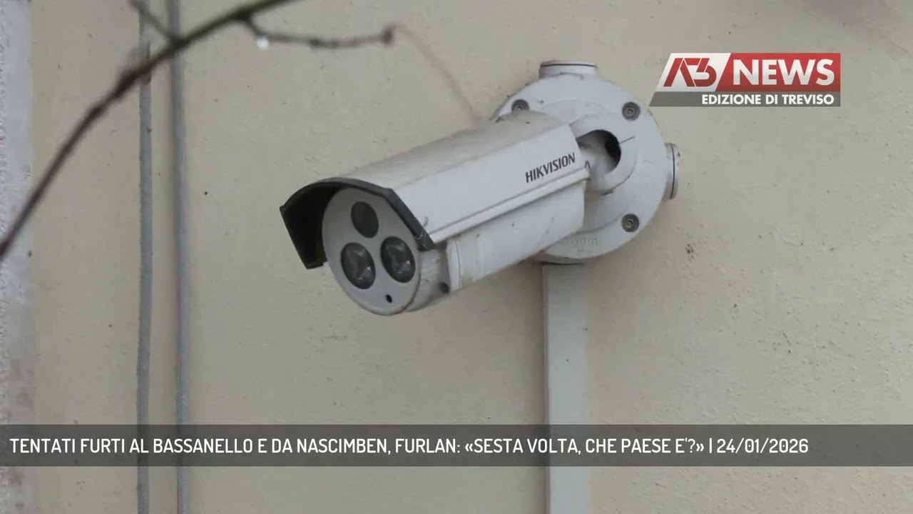 TENTATI FURTI AL BASSANELLO E DA NASCIMBEN, FURLAN: «SESTA VOLTA, CHE PAESE E'?» | 24/01/2026