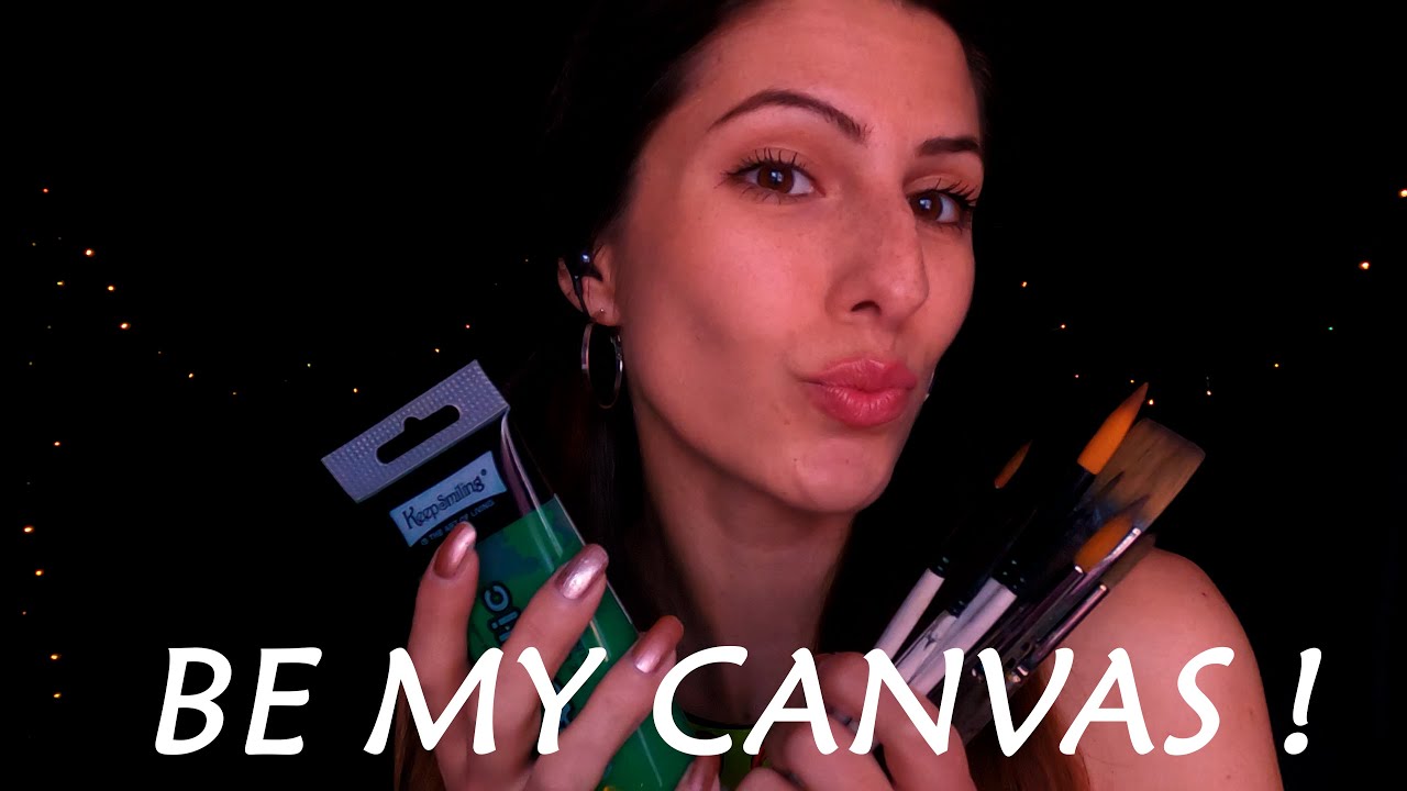ASMR Painting Your Face RP 👨‍🎨| Personal Attention | Be My Canvas🥰 | АСМР НА БЪЛГАРСКИ |Mouth Sounds