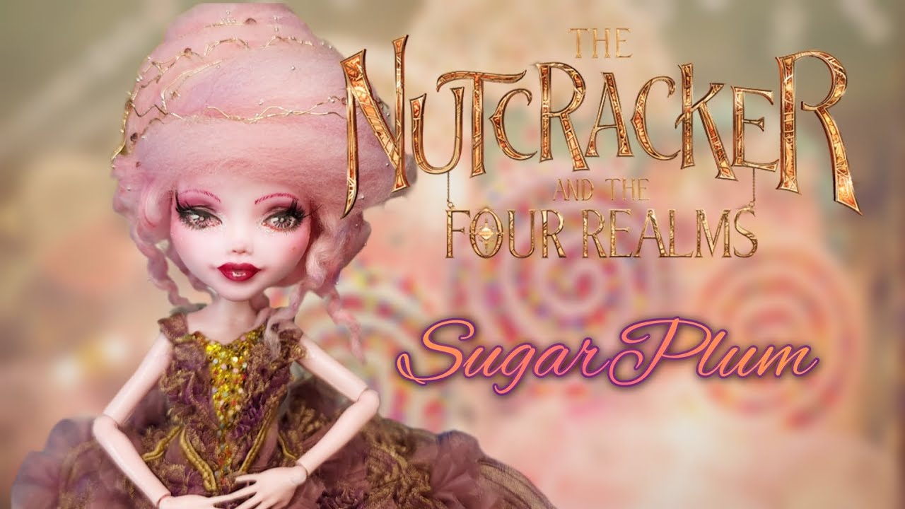 CHRISTMAS DOLL REPAINT! Sugarplum • The Nutcracker and the Four Realms #dollrepaint #ooak #sugarplum