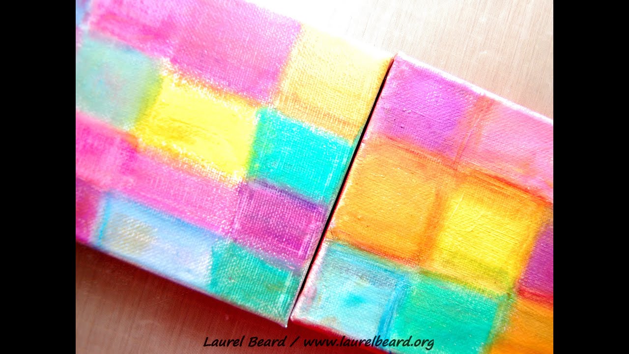 Gelatos on Canvas - Faber Castell/Design Memory Craft