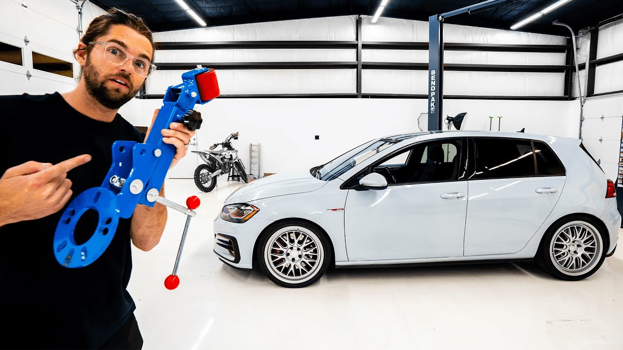 Устранение трущихся шин на моем GTI (процесс самостоятельной прокатки крыльев)