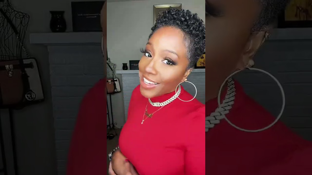 Tapered cut on 4C natural hair 🥰