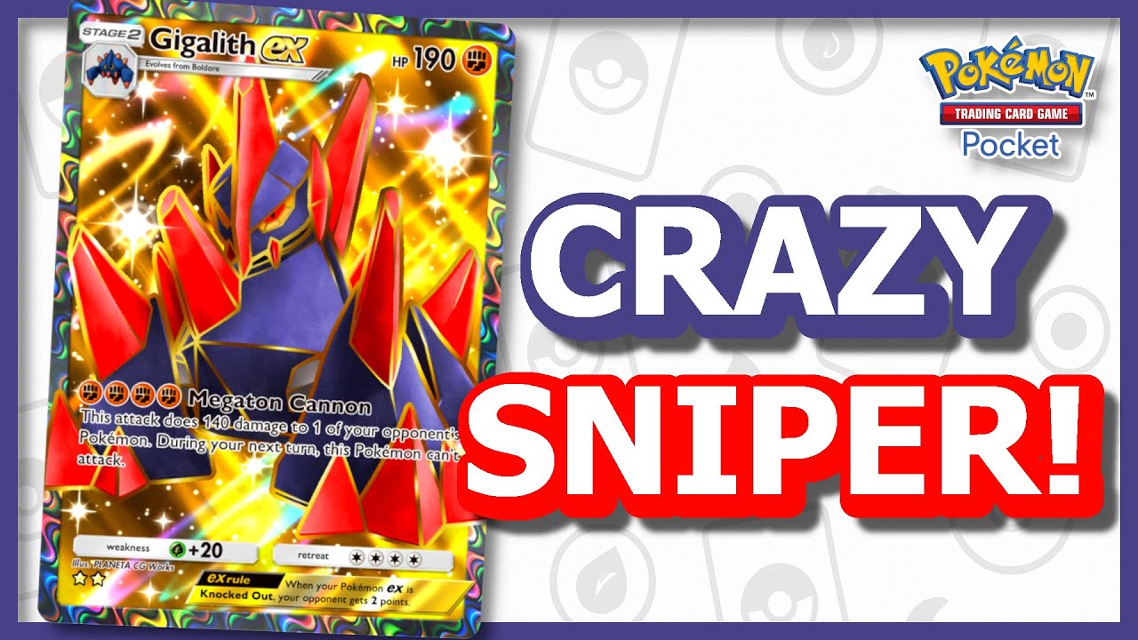 [INSANE SNIPER] GIGALITH EX Hits For 140 Damage ANYWHERE!