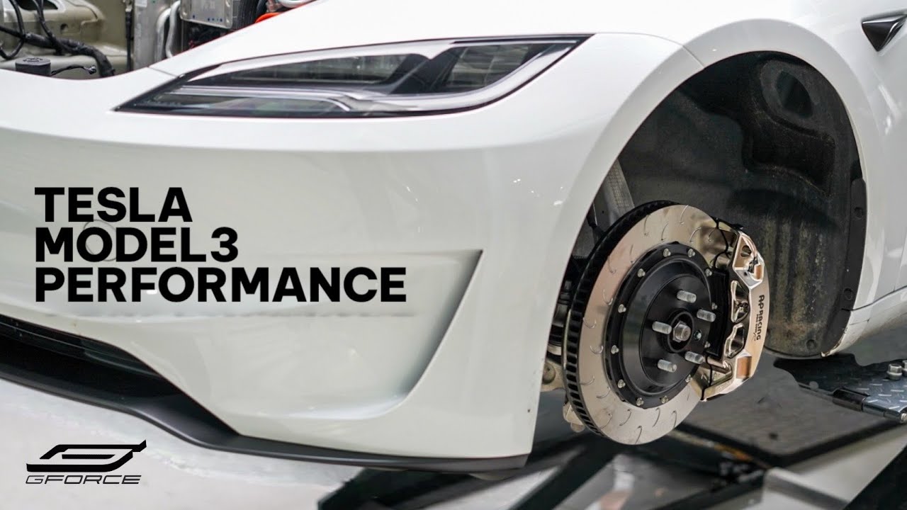 อัพเกรดเทสล่าตัวแรง! Unplugged Sport Pro x AP Racing Pro 5000 R Tesla Model 3 Performance G-FORCE