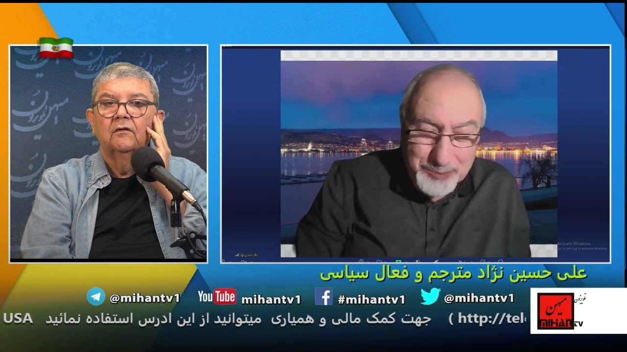 در رسانه های عربی با علی حسین نژاد : اوضاع منطقه و احتمالات جنگ و مقاله مهم مشاور امیر قطر علیه رژیم