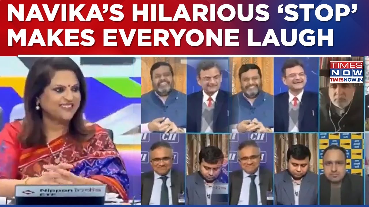Navika's 'Hilarious' Interruption To Anand Ranganathan's Question Makes Everyone Laugh, Watch!