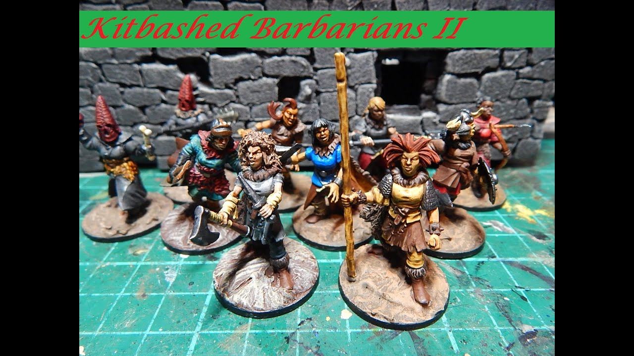 Frostgrave Barbarians 2 kitbashing