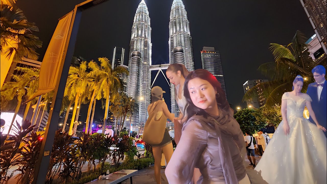 Twin Tower Malaysia at Night 🇲🇾 | Kuala Lumpur City Tour 4K (2026)