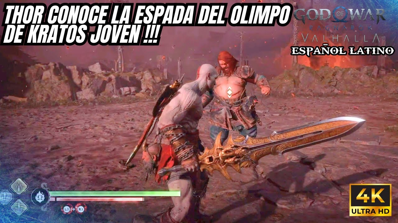 THOR CONOCE LA ESPADA DEL OLIMPO DE KRATOS JOVEN !!! I God of War Valhalla I Español Latino