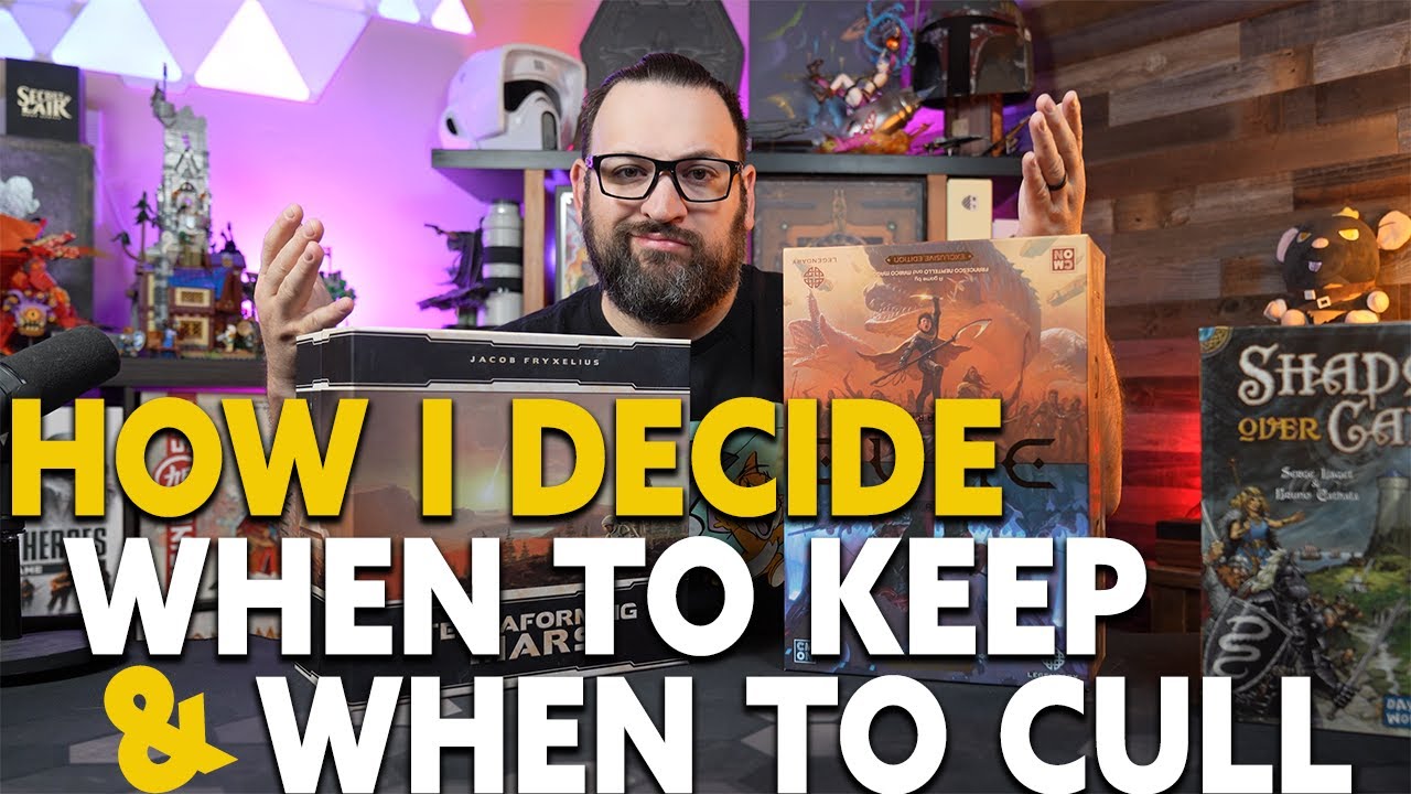 How I decide to keep or sell my board games