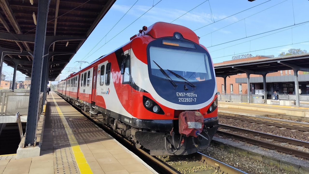 Koleje Wielkopolskie | Linia PKM1 | EN57 - 1031 | Relacja: Poznań Główny - Gniezno