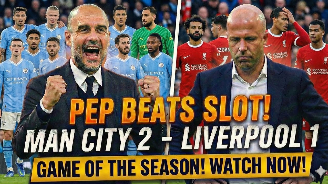 Man City Ka Tactical Masterclass 😱 | how pep exposed  slot in hindi ! #mancity #liverpool 