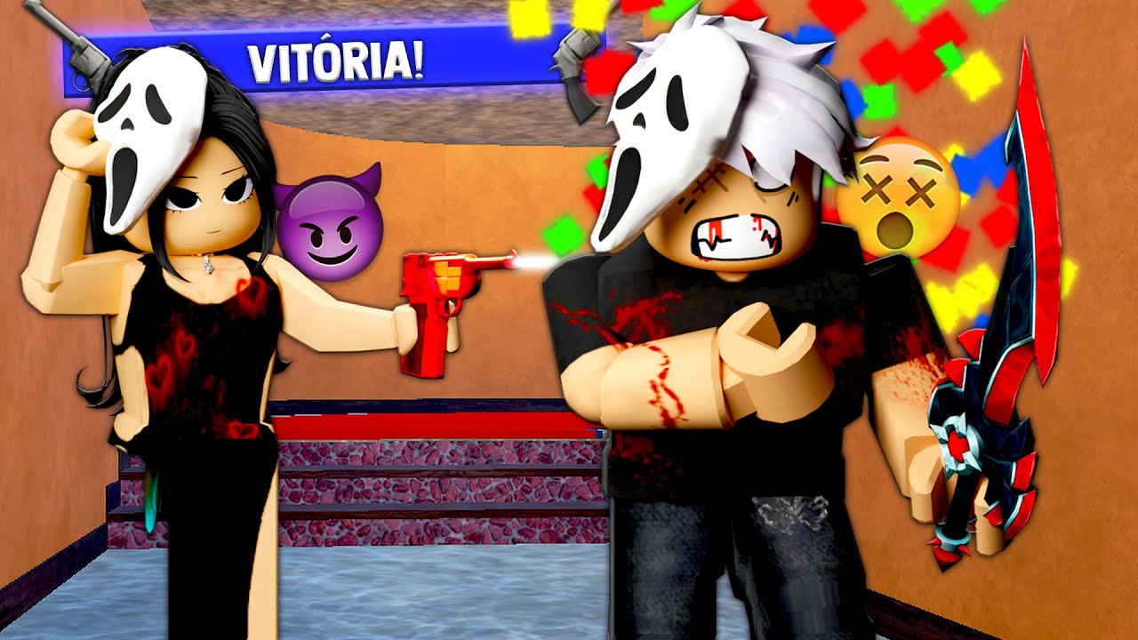 COMBINAMOS SKINS DE HALLOWEEN NO MURDER MYSTERY 2!🎃 [ROBLOX]